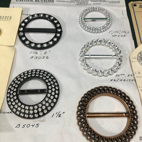 BUTTON COLLECTION ~ Vintage Salesman's Button Samples ~ Capitol, Sterling - Picture 7 of 11